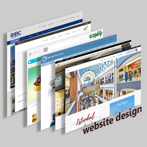نمونه طراحی وب سایت