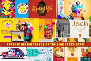 10 سبک و ترند جدید طراحی گرافیک سال 2024